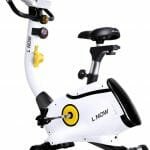 L NOW Upright Magnetic Exercise Bike