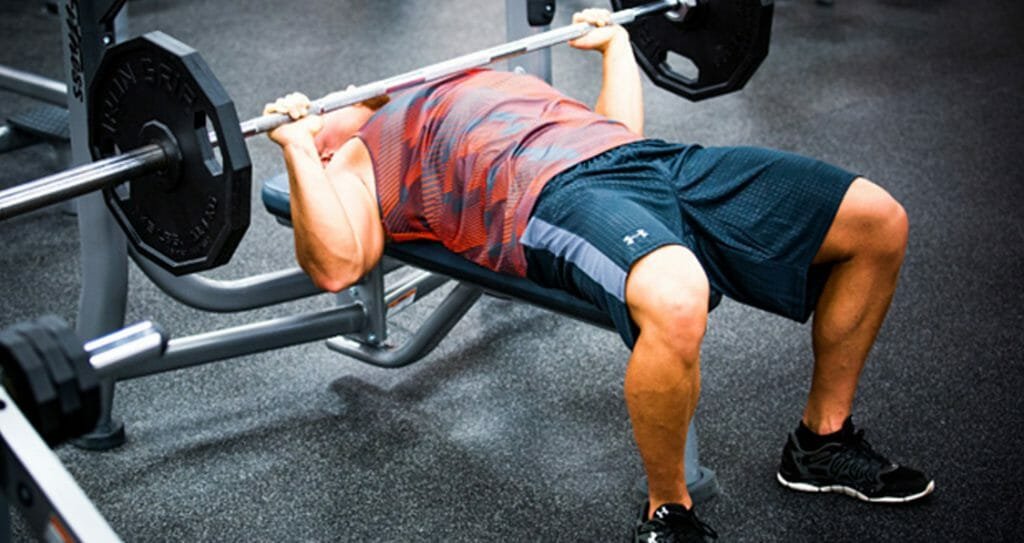 Barbell Bench Press Exercise 
