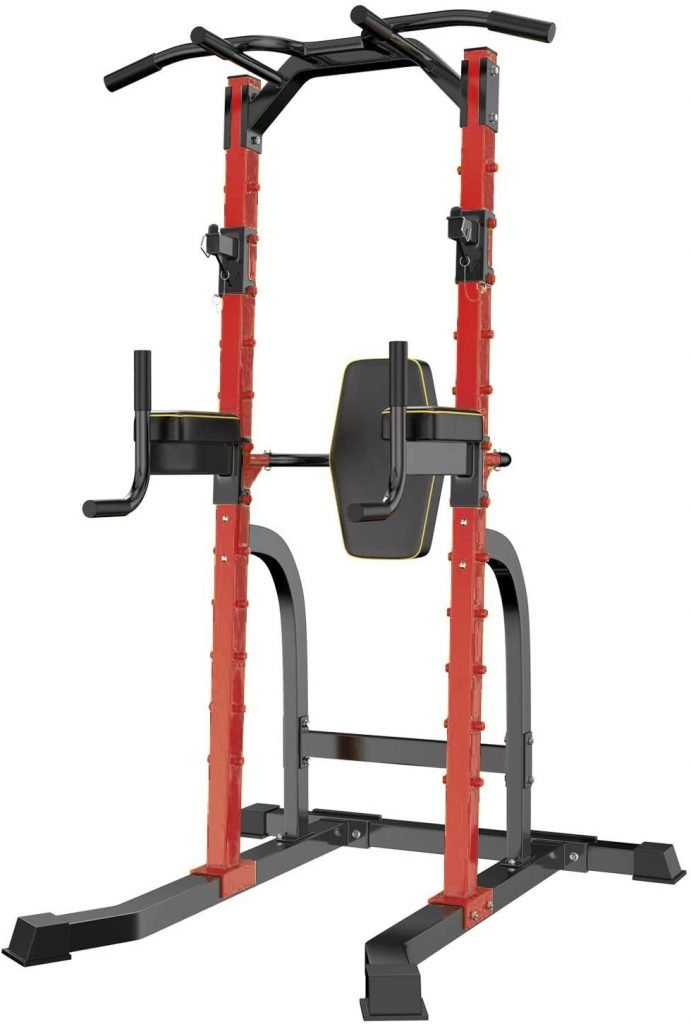 HI-MAT Adjustable Power Tower Squat Rack