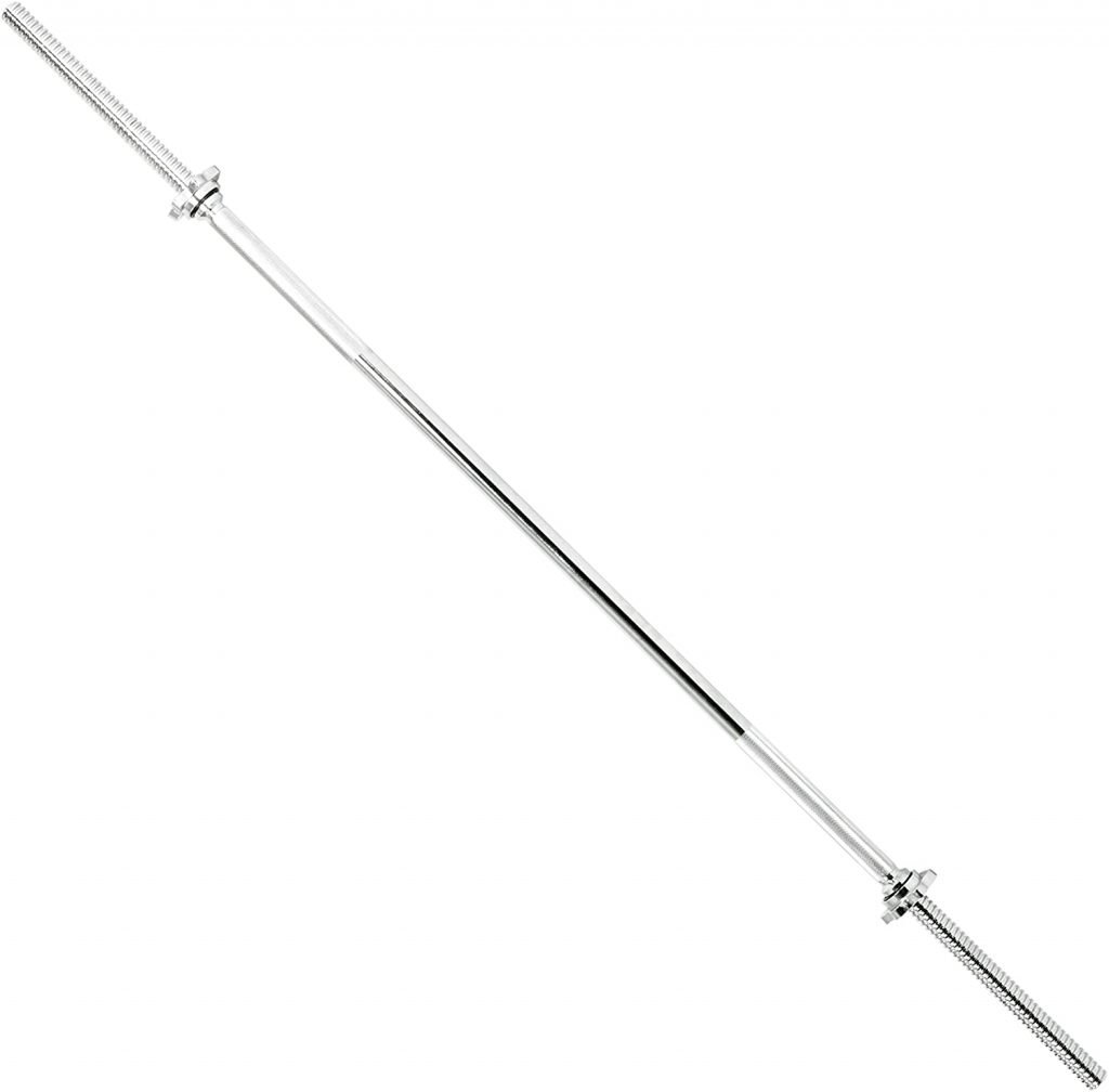  Sunny Health & Fitness Chrome Barbell Bar