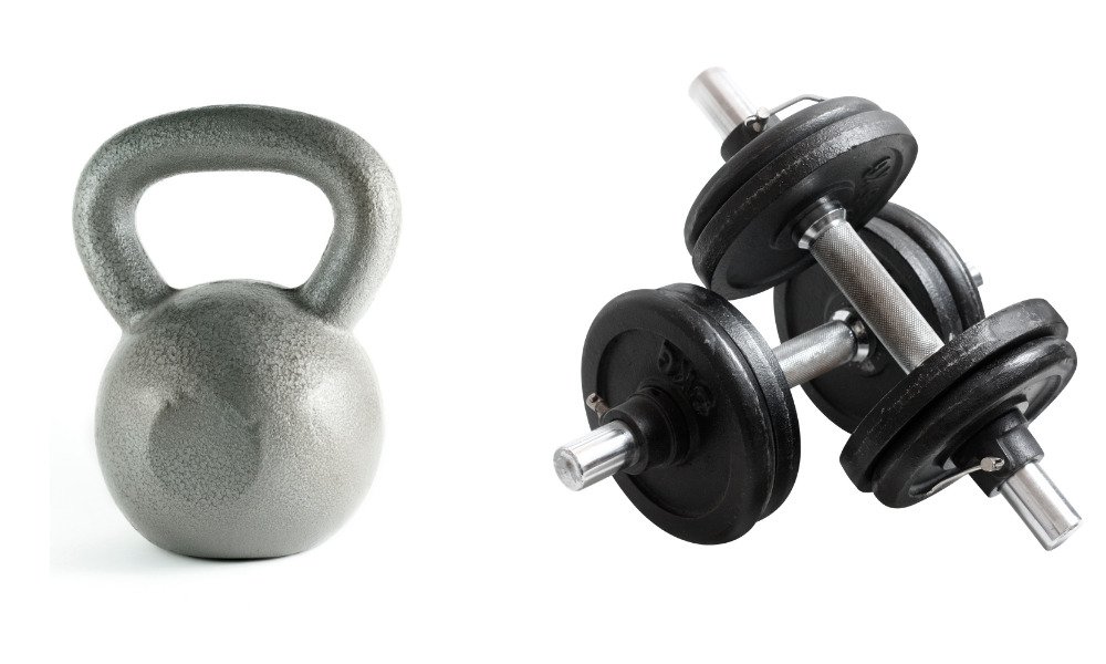 Milk discount jug kettlebell