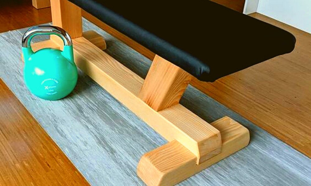 Diy flat bench online press